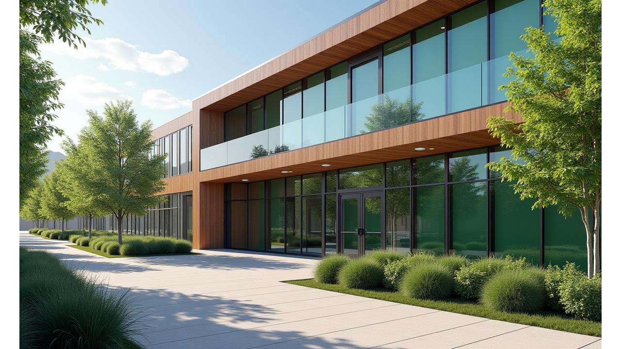 Modern, inviting exterior of the Veridian Bloom office in Boulder, Colorado, with natural light and a 'bloom' aesthetic.
