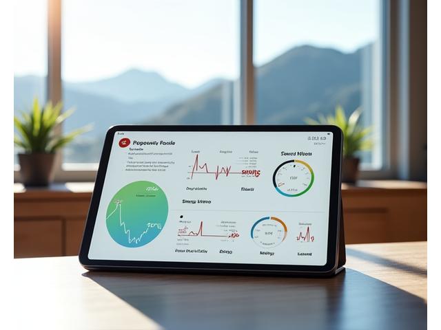 Veridian Bloom interactive health dashboard displaying integrated metrics like heart rate, sleep cycles, and daily activity with Boulder's local environmental data overlays.